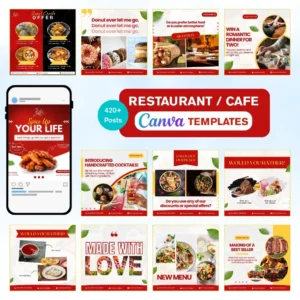 Restaurant Social Media Bundle for Strong Online Presence