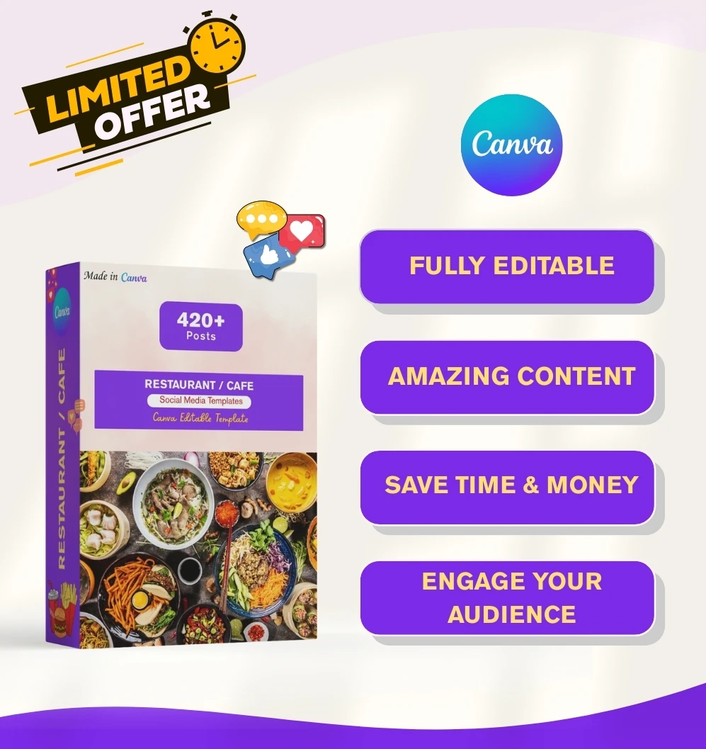 Restaurant Social Media Bundle for Strong Online Presence - Image 9