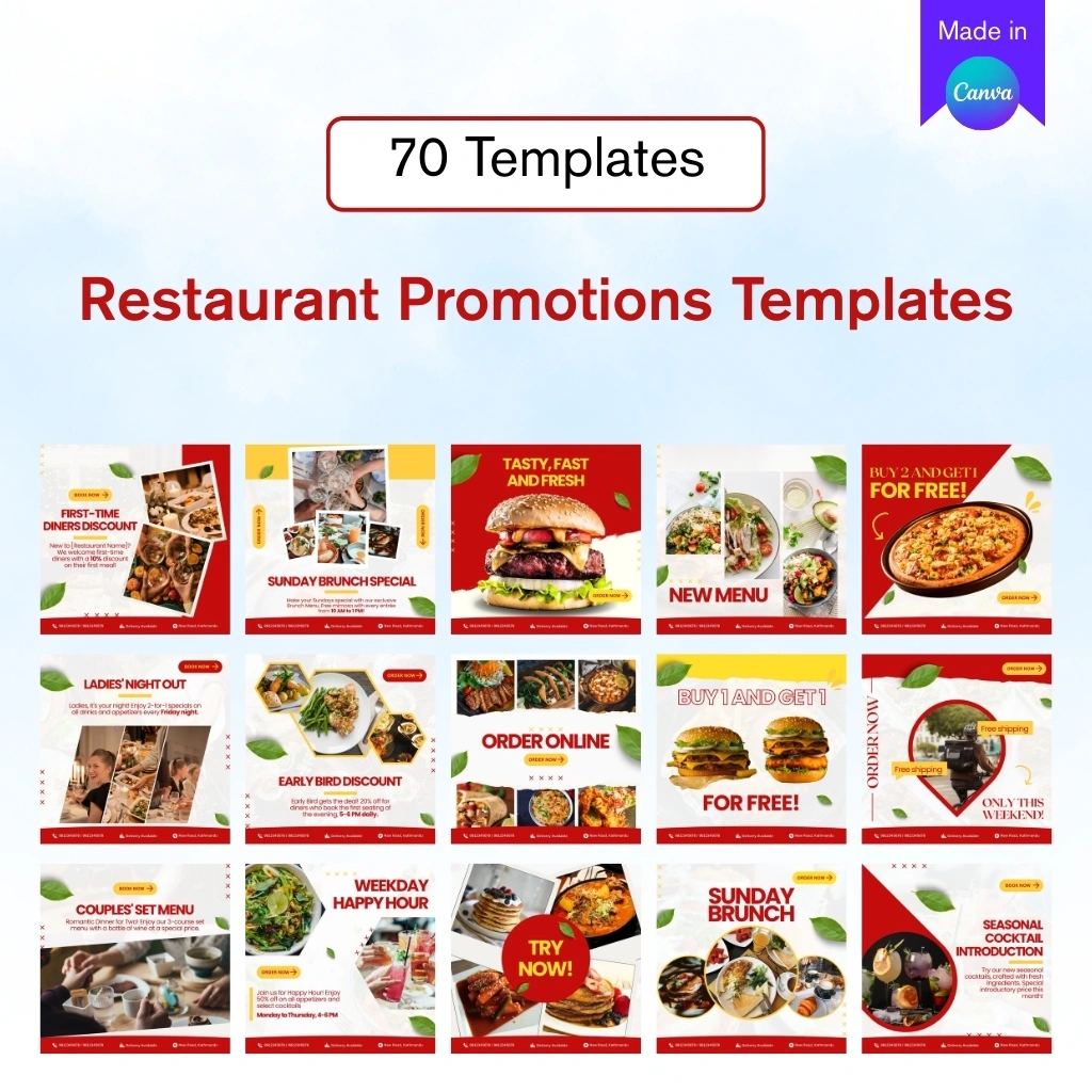 Restaurant Social Media Bundle for Strong Online Presence - Image 5