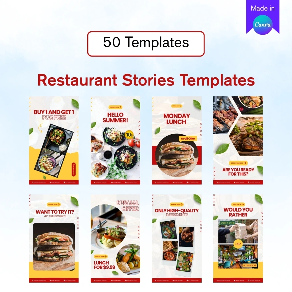 Restaurant Social Media Bundle for Strong Online Presence - Image 6